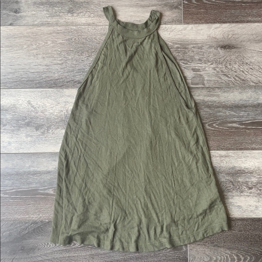 Flowy Forest Green Top